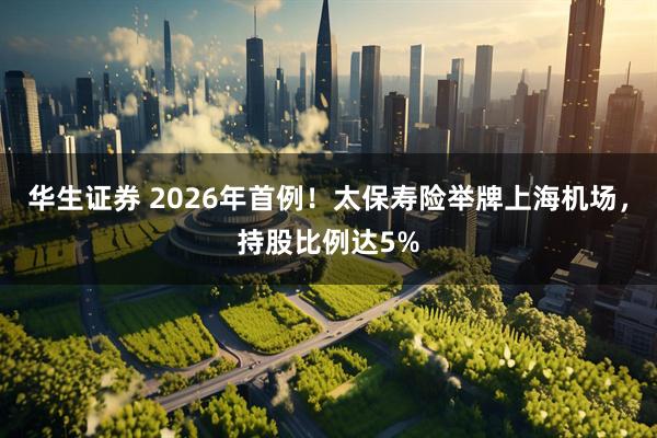 华生证券 2026年首例！太保寿险举牌上海机场，持股比例达5%