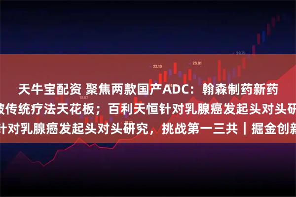 天牛宝配资 聚焦两款国产ADC:翰森制药新药肺癌3期临床成功,打破传统疗法天花板;百利天恒针对乳腺癌发起头对头研究,挑战第一三共|掘金创新药